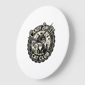 Candy Sweet Kat Grappige Kat Graphics - Candy Swee Grote Klok (Hoek)