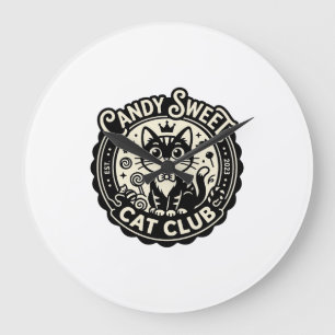 Candy Sweet Kat Grappige Kat Graphics - Candy Swee Grote Klok