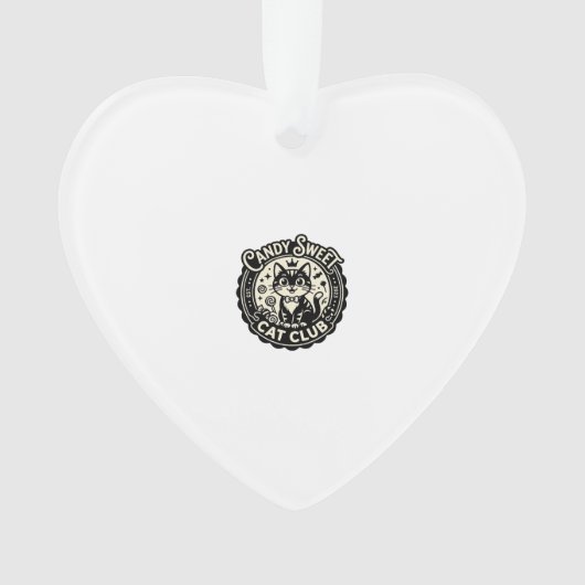 Candy Sweet Kat Grappige Kat Graphics - Candy Swee Ornament (voorkant)