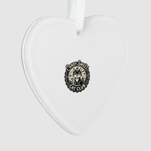 Candy Sweet Kat Grappige Kat Graphics - Candy Swee Ornament (voorkant)