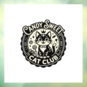 Candy Sweet Kat Grappige Kat Graphics - Candy Swee Raamsticker (Vel 3)