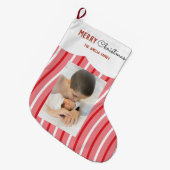 Candy Swirl Foto Kerst Sok Grote Kerstsok (Voorkant (Hangend))