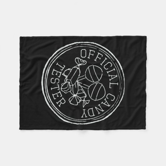 Candy Tester, Retro Candy Lovers  Fleece Deken (Voorkant (Horizontaal))