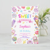 Candy Uitnodiging (Staand voorkant)