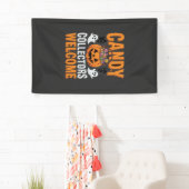 Candy Verzamelaars Welkom Halloween Pompoen Spandoek (Insitu)
