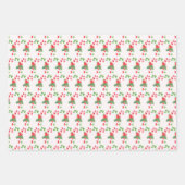 Candy Waterverf-snoepjes - Kerstmis Inpakpapier Vel (Voorkant)