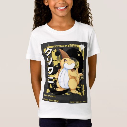 Candy Wolf Smash | Banzacroc T-shirt (Voorkant)
