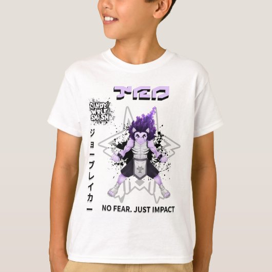 Candy Wolf Smash | TEO T-shirt (Voorkant)