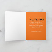 Candy Wrapper Vis Sculptuur Vaderdag Kaart (Binnen)