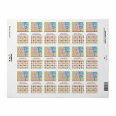 Candy Zakelijke Productlabels Etiket (Full Sheet)