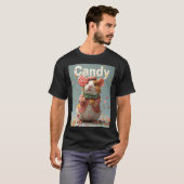 Candy – Zoete Clown Cavia Halloween T-shirt (Voorkant volledig)