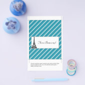 Candybar verpakking | Dank je wel Flyer (Enkel)