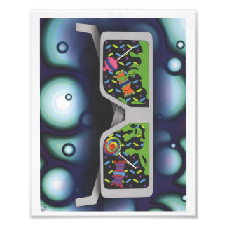 Candybrilprint Foto Afdruk