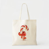 Candycane Canvas tas (Voorkant)