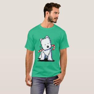 Candycane Cutie Westie T-shirt