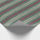 Candycane Palm, Hawaiian Style Kerstmis Cadeaupapier (Hoek)