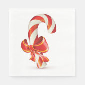 Candycane Paper Napkins Servet (Voorkant)
