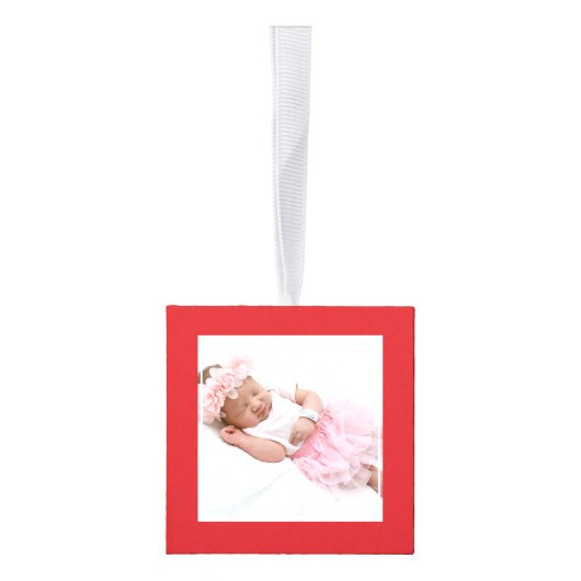 Candycane Pattern Baby Mijn eerste kerstfoto 3 Decoratie (Rechts)