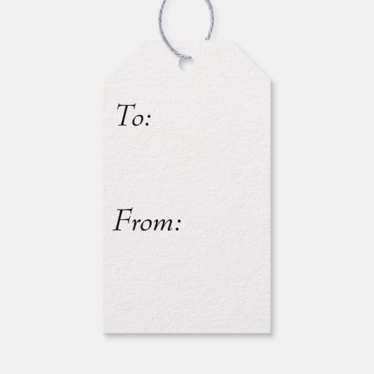 Candycane Stripe met Gold Bow Cadeaulabel (Achterkant)