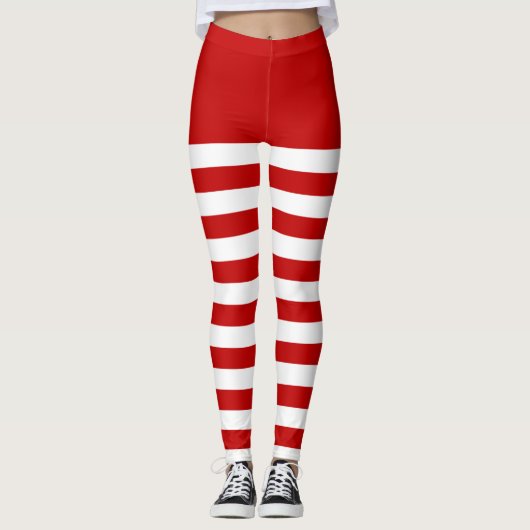 Candycane Tights Leggings (Voorkant)