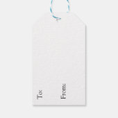 Candycane With Holly Cadeaulabel (Achterkant)