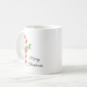 Candycane With Holly Koffiemok (Voorkant links)