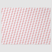 Candycanes Stars Doodle CHRISTMAS Holiday Red Whit Tissuepapier (Voorkant)