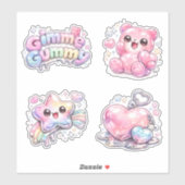 Candycore Pastel Gummy Beer & Y2K Kawaii Sticker (Vel)