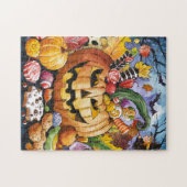 Candycore pompoen! legpuzzel (Horizontaal)