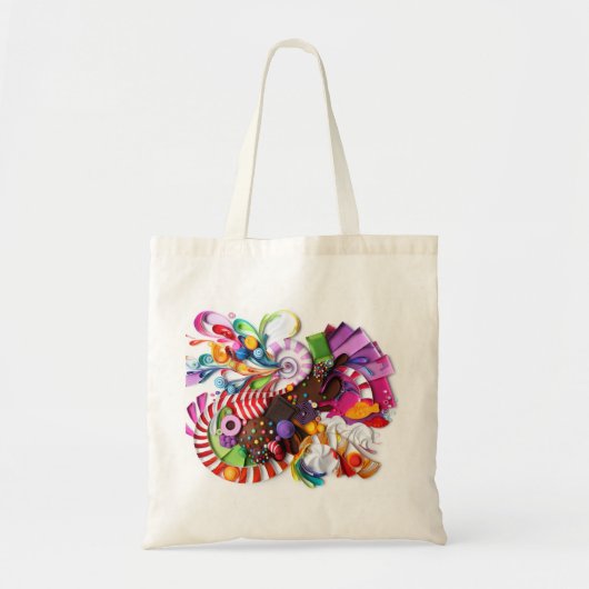 CandyCrush geïnspireerde canvas tas (Voorkant)