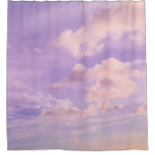 Candyfloss Caribische Wolken 1 Douchegordijn (Voorkant)