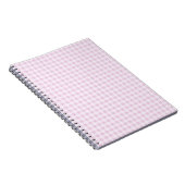 Candyfloss Gingham Notitieboek (Rechterzijde)