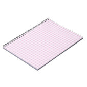 Candyfloss Gingham Notitieboek (Linkerzijde)