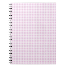 Candyfloss Gingham Notitieboek