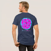 candyfloss goede vibraties Tri-Blend shirt (Voorkant)