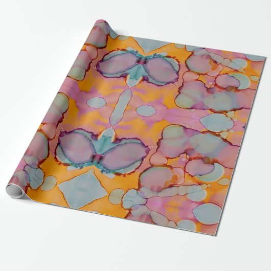 Candyfloss-mirage Cadeaupapier (Uitgerold)