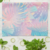 Candyfloss Monstera Palm Jungle 1 Theedoek (Gevouwen)