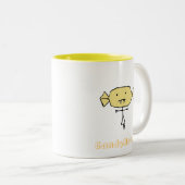 CandyHead bitey Mok Yellow (Voorkant rechts)