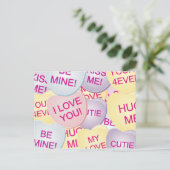 CandyHearts Briefkaart (Staand voorkant)