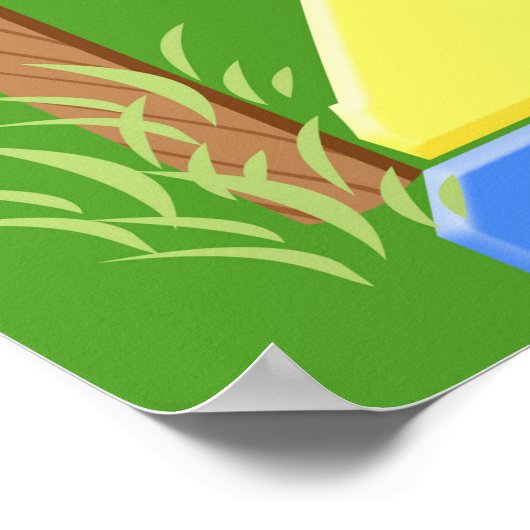 Candyland Achtergrond, Candyland Feest Achtergrond Poster (Hoek)