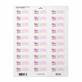 Candyland Adresetiketten Etiket (Full Sheet)