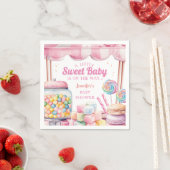 Candyland Baby shower Papier servet (Insitu)