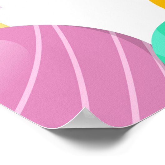 Candyland Backdrop Candyland Theme achtergrond Poster (Hoek)