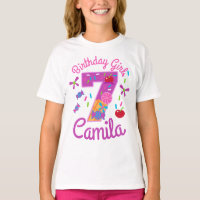 Candyland Birthday Girl 7lollipop