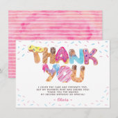 Candyland Birthday Hartelijk dank Kaart (Voorkant / Achterkant)