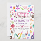 Candyland Birthday Kaart (Voorkant)