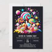 Candyland Bliss verjaardag Kaart (Voorkant)