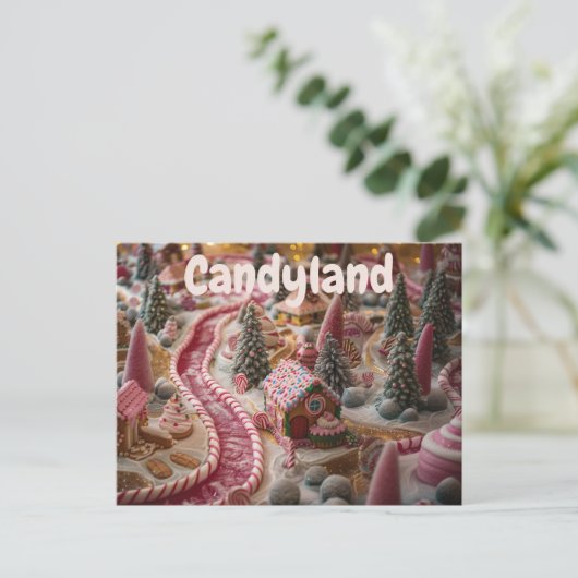 Candyland Briefkaart (Staand voorkant)