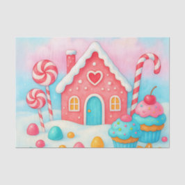 Candyland Christmas Decoupage Tissue Paper Tissuepapier