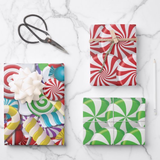 Candyland Combo 1 Inpakpapier Vel (Voorkant)